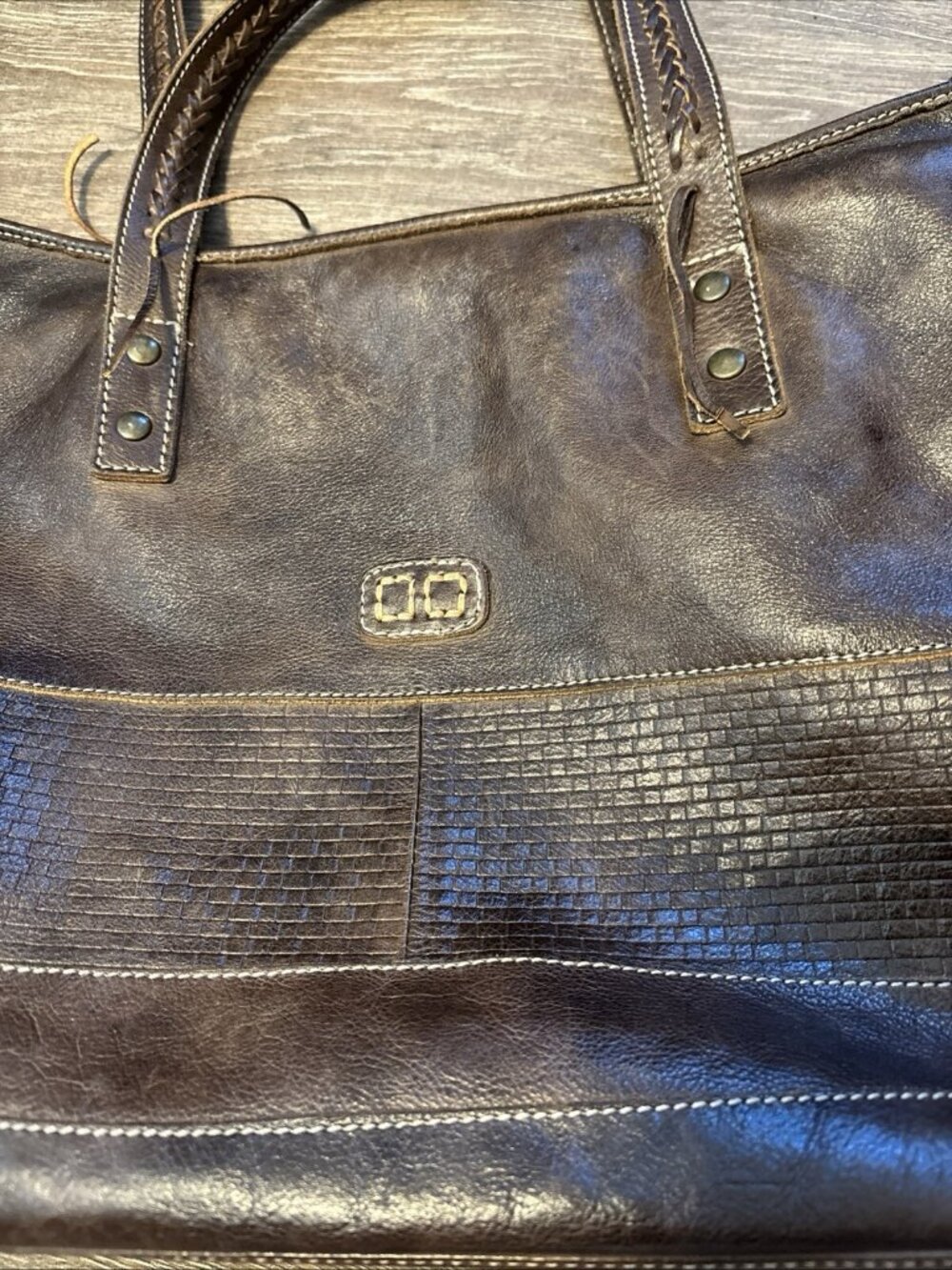 Bed Stu Custom Tote - similar to Rockaway and Stevie - Rich Brown - Picture 16 of 16